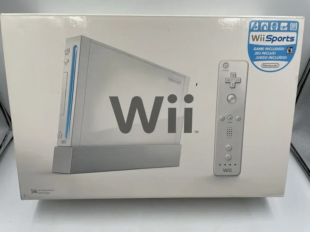 Wii Sports Console Complete In Box - Game Included